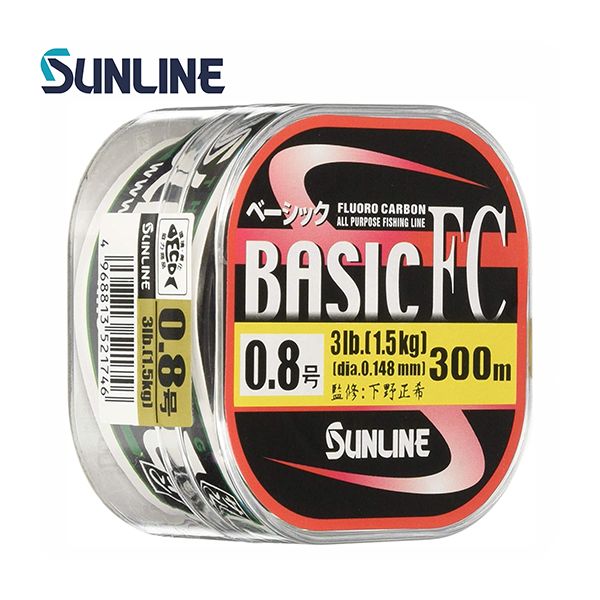 SUNLINE BASIC FC 225 M CLEAR #4 - 16 LB - 0.330 MM