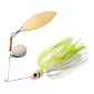 BOOYAH TANDEM WILLOW BLADE 1/2 OZ - WHITE CHARTREUSE