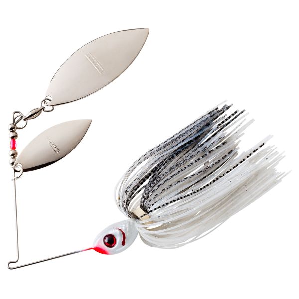 BOOYAH DOUBLE WILLOW BLADE 3/8 OZ - SILVER SHAD