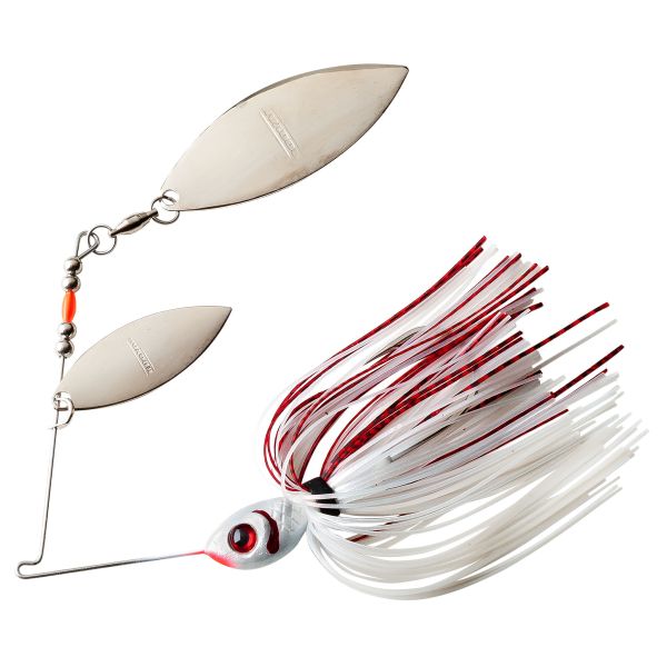 BOOYAH DOUBLE WILLOW BLADE 3/8 OZ - WOUNDED SHAD