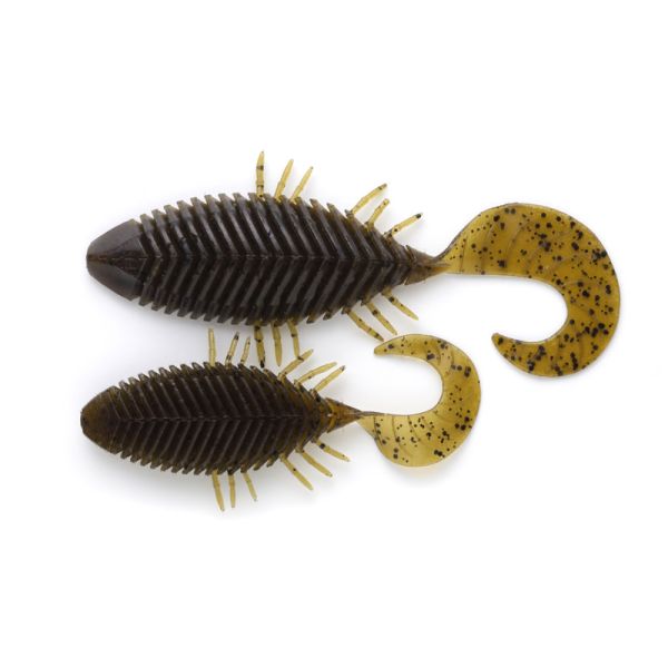 IMAKATSU FLAT HEAD CURLY 4INCH - GREEN PUMPKIN PEPPER