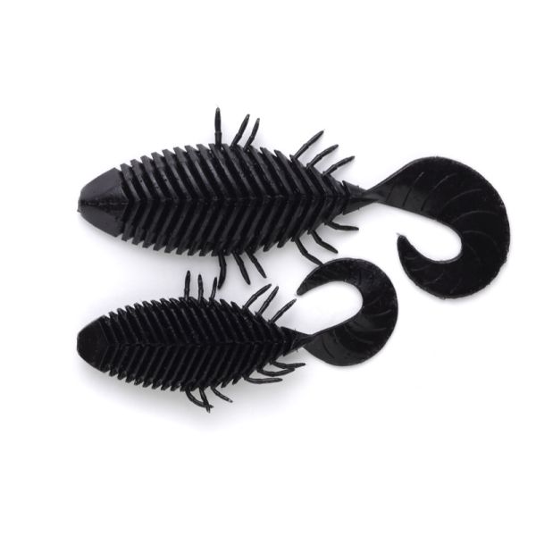IMAKATSU FLAT HEAD CURLY 4INCH - SUPER BLACK