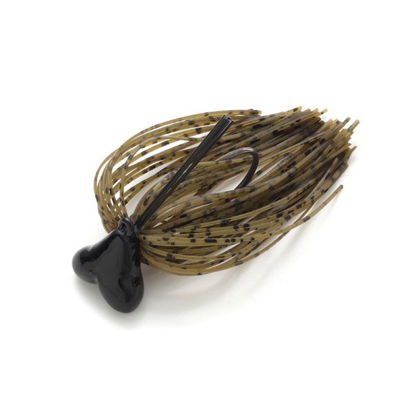 IMAKATSU MICKEY HEAD JIG TG 5/8 OZ ECO - LIGHT GREEN PUMPKIN PEPPER