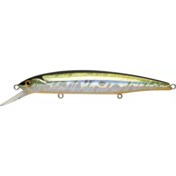 BASSDAY MOGUL MINNOW 130SP - SILVER BLACK OB