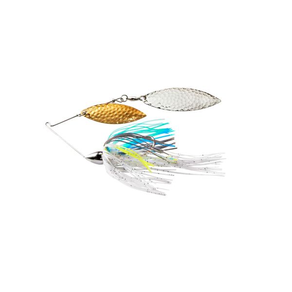 WAR EAGLE NICKEL FRAME HAMMERED DOUBLE WILLOW SPINNERBAIT 1/2 OZ - SEXXY SHAD