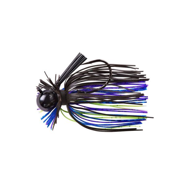 WAR EAGLE HEAVY FINESSE JIG 3/8 OZ - BLACK BLUE PURPLE CHART