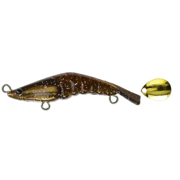 ZIPBAITS ZBL ZOEA 49S BLADE - BROWN SMOKY LAME G